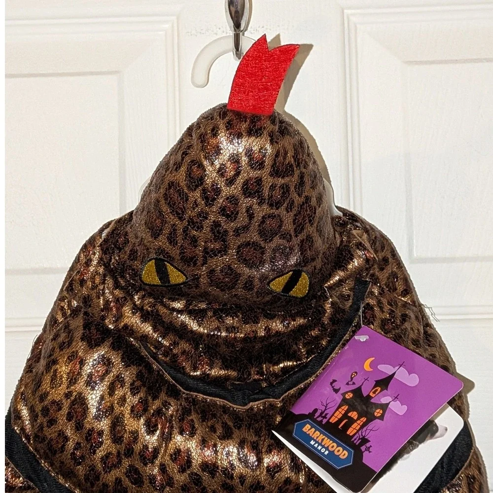Barkwood Manor Rattlesnake Pet Costume Medium Padded Snake Dog‎ Cat NWT